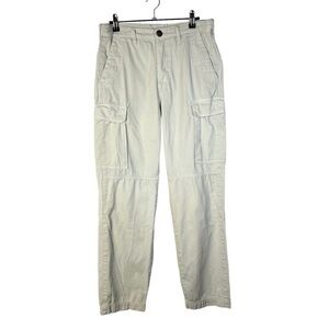 One Teaspoon Off White Cargo Motion Straight Leg Pants 28